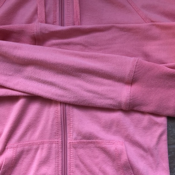 Peach Cowl Neck Zip Up - Picture 4 of 6